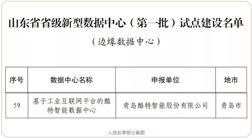 酷特智能入選山東首批省級(jí)新型數(shù)據(jù)中心試點(diǎn)，夯實(shí)AI基礎(chǔ)資源與技術(shù)高地