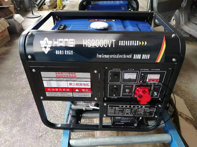深入解析翰絲動力新款8kw汽油發電機HS9000VT 性能、特點與應用場景